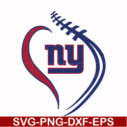 new york giants heart svg, giants heart svg, nfl svg, png, dxf, eps digital file nfl2510205l