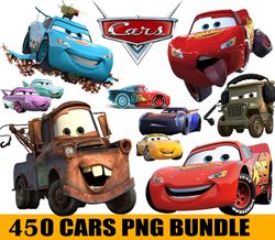 450 cars bundle png, cars png, cars birthday, cars party, cars alphabet, cars tumbler, cars mug, instant download