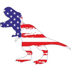 american flag dinosaur svg, 4th of july svg, happy 4th of july svg, independence day svg, digital download