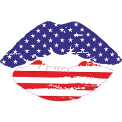 lips 4th of july svg, 4th of july svg, happy 4th of july svg, independence day svg, digital download