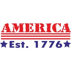america, established 1776 svg, 4th of july svg, happy 4th of july svg file, independence day svg, digital download