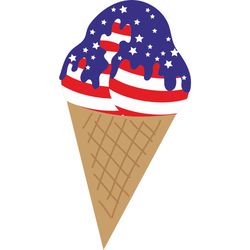 ice cream american flag svg, 4th of july svg, happy 4th of july svg, independence day svg, digital download
