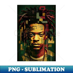 african rapper - elegant sublimation png download - fashionable and fearless