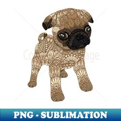 adorable pug puppy - unique sublimation png download - transform your sublimation creations