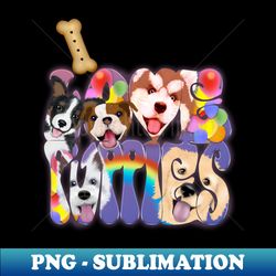 i love puppies - modern sublimation png file - spice up your sublimation projects