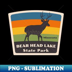 bear head lake state park illinois roaming deer - premium sublimation digital download - stunning sublimation graphics