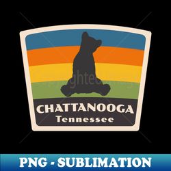 chattanooga tennessee roaming mountain baby bear - png transparent sublimation file - perfect for personalization