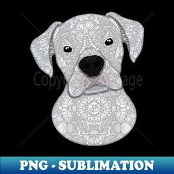 cute white boxer - png transparent sublimation design - bring your designs to life