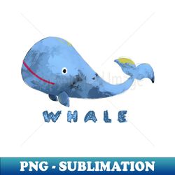 Cute whale sea animal for kids Liam Fitzpatrick - Trendy Sublimation Digital Download - Enhance Your Apparel with Stunning Detail