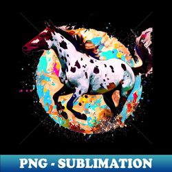 street art mustang horse v2 - signature sublimation png file - enhance your apparel with stunning detail