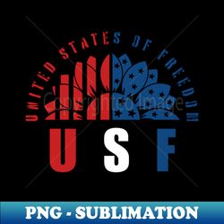 united states of freedom - aesthetic sublimation digital file - bold & eye-catching