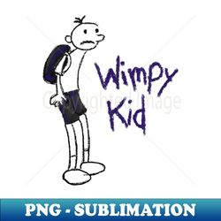 wimpy kid - premium sublimation digital download - capture imagination with every detail