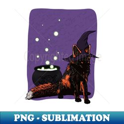 witchy fox - digital sublimation download file - capture imagination with every detail