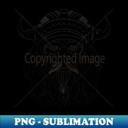 viking face - retro png sublimation digital download - perfect for sublimation art