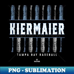 vintage baseball bat gameday kevin kiermaier tampa bay mlbpa - premium sublimation digital download - instantly transform your sublimation projects