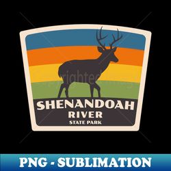 shenandoah river state park virginia roaming deer - premium png sublimation file - defying the norms