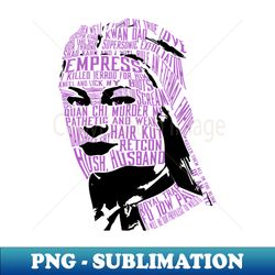sindel text portrait - digital sublimation download file - instantly transform your sublimation projects