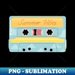 summer vibes cassette tape - trendy sublimation digital download - bring your designs to life