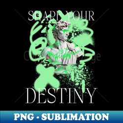 shape your destiny - instant sublimation digital download - bold & eye-catching