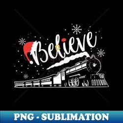 christmas north pole polar express all abroad santa claus - exclusive png sublimation download - enhance your apparel with stunning detail