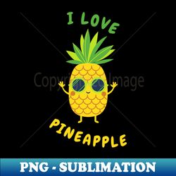 pineapple illustration - artistic sublimation digital file - stunning sublimation graphics