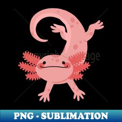 happy axolotl - aesthetic sublimation digital file - unlock vibrant sublimation designs