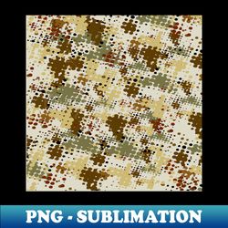 retro dot pattern camo pattern - png transparent sublimation design - fashionable and fearless