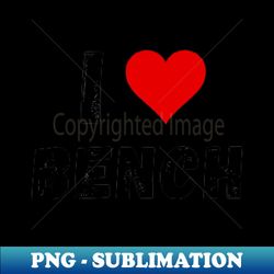 i love bench - i heart bench - creative sublimation png download - bold & eye-catching