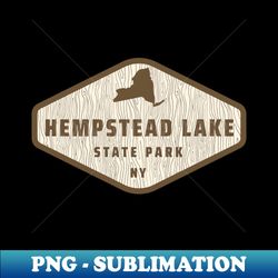 hempstead lake state park new york - tree log texture wooded sign sticker - trendy sublimation digital download - bold & eye-catching