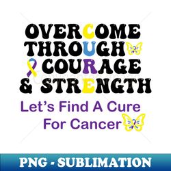 bladder cancer awareness - artistic sublimation digital file - unleash your inner rebellion