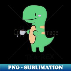 tea-rex baby - modern sublimation png file - perfect for personalization