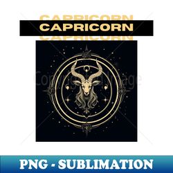capricorn astrology signs  symbol - png transparent sublimation design - perfect for creative projects