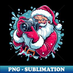 photography santa claus - decorative sublimation png file - vibrant and eye-catching typography