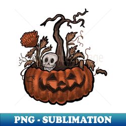 Pumpkin Planter - Vintage Sublimation Png Download - Stunning Sublimation Graphics