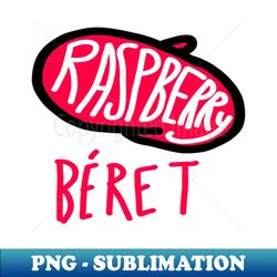 Raspberry beret - Exclusive Sublimation Digital File - Create with Confidence
