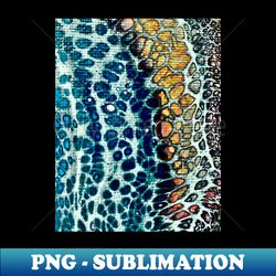 animal print acrylic cellular pour art - elegant sublimation png download - stunning sublimation graphics