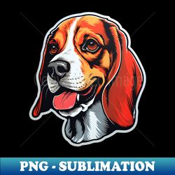 pop art beagle - premium png sublimation file - stunning sublimation graphics