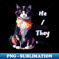 pepe - hethey rainbow text red - signature sublimation png file - perfect for sublimation art