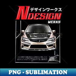 honda civic fd2 pearl white - sublimation-ready png file - bold & eye-catching