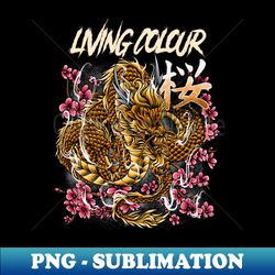 living colour band merchandise - retro png sublimation digital download - bring your designs to life