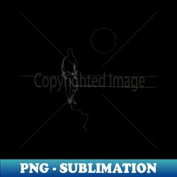 man and the moon - png sublimation digital download - bring your designs to life