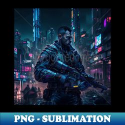 cyberpunk - signature sublimation png file - fashionable and fearless