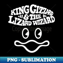 king gizz - decorative sublimation png file - perfect for sublimation mastery