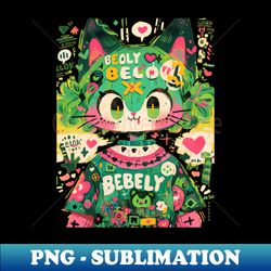 kitty lover - artistic sublimation digital file - unlock vibrant sublimation designs