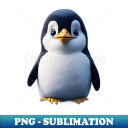 little penguin - signature sublimation png file - perfect for creative projects