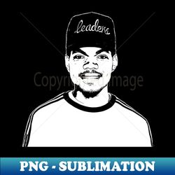 chance the rapper - modern sublimation png file - enhance your apparel with stunning detail
