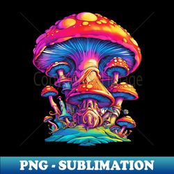 colorful mushroom perfect festival design - high-resolution png sublimation file - bring your designs to life