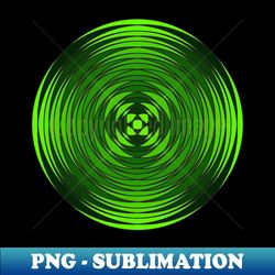 fuzzy circular logic green 4 - png transparent digital download file for sublimation - capture imagination with every detail