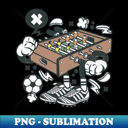 cartoon football table - png transparent sublimation design