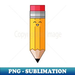 happy pencil - png sublimation digital download